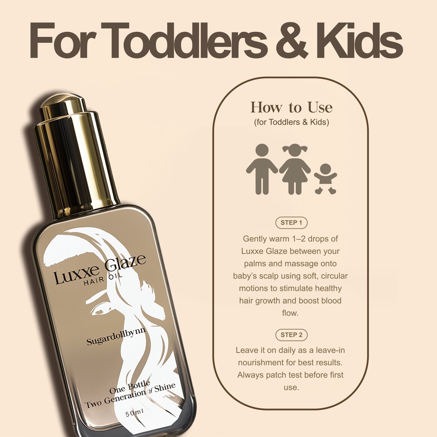 SugardollByNN - Luxxe Glaze Hair Oil [50ml/bottle]