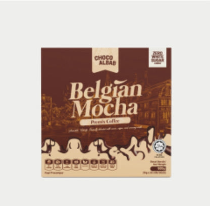 ChocoAlbab - Belgian Mocha [25gm/20sachets/box]