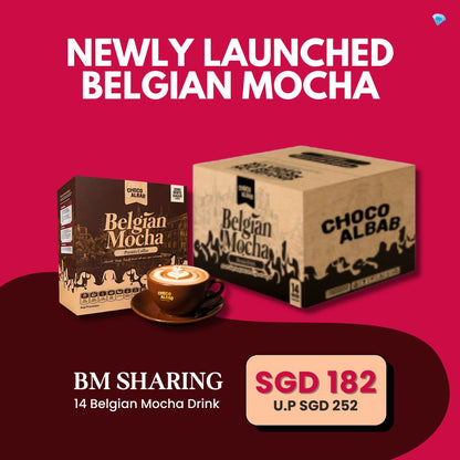 ChocoAlbab - Belgian Mocha [25gm/20sachets/box]