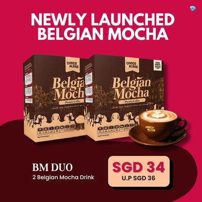 ChocoAlbab - Belgian Mocha [25gm/20sachets/box]